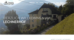 Desktop Screenshot of pension-lechnerhof.at